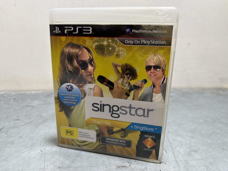SingStar PS3 Game Chart Hits + SingStore #W195725-110 Carousel 1