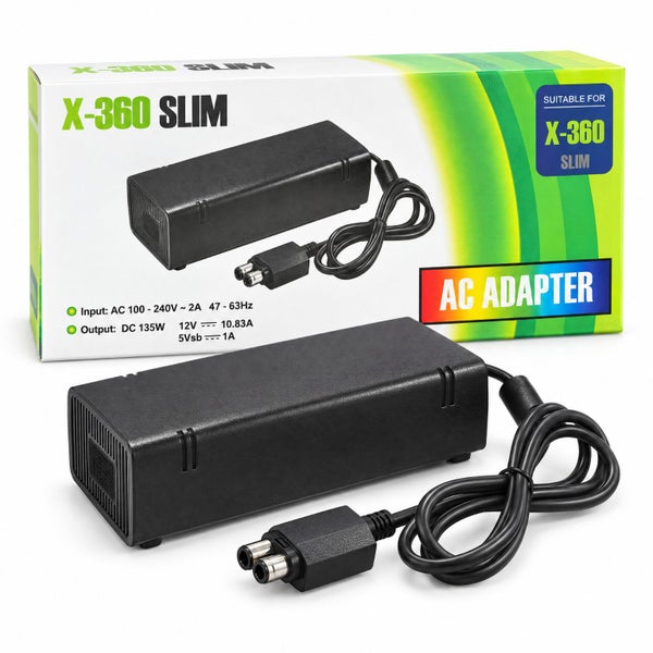 Xbox 360 Slim Power Supply AC Adapter NZ Clearance Carousel 1