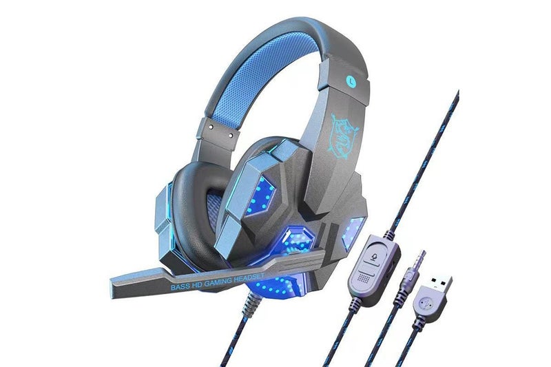 Muhe Gaming Headset with Mic for PS4 PS5 Xbox PC Phone Carousel 1