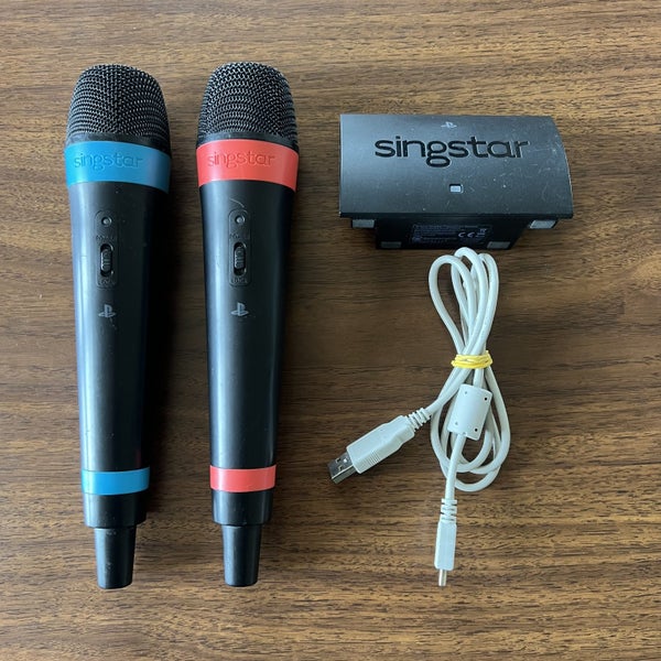 Wireless SingStar Microphones Set - Great Condition Carousel 1