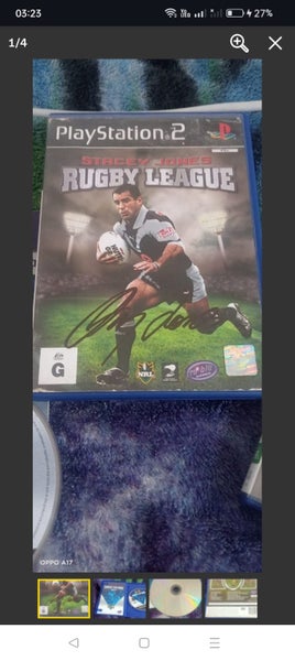 Playstation 2 Signed Stacey Jones Game Carousel 1