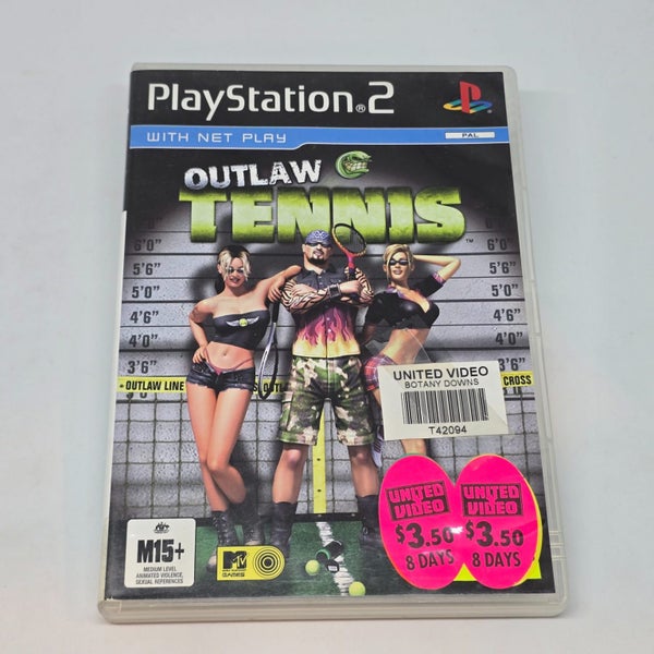 Outlaw Tennis PS2 Game - PAL Complete with Manual - Tested & Working Carousel 1