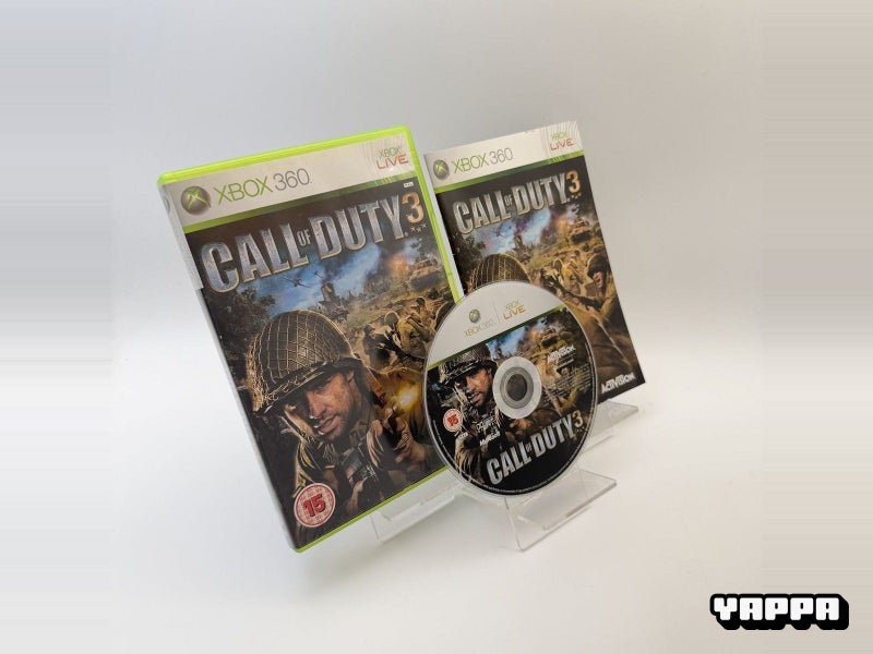 Xbox 360 • Call of Duty 3 • CIB Carousel 1
