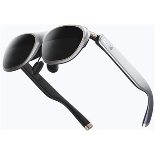 Rokid Max 2 AR Glasses - Sliver 215" Micro-OLED Display - 50° FOV - Up to 120Hz, Carousel 1