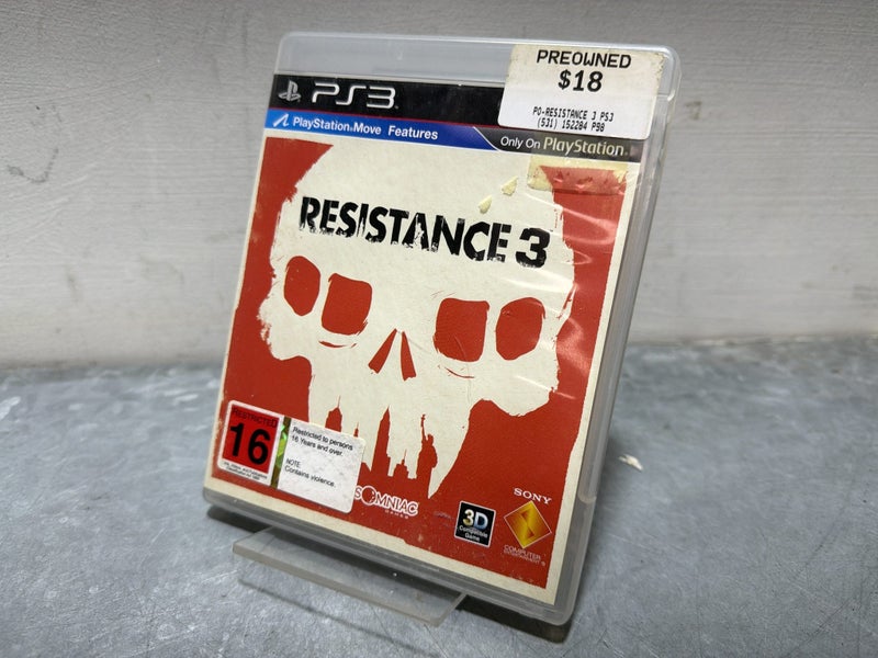 PS3 GAME RESISTANCE 3 #A19157317-5 Carousel 1