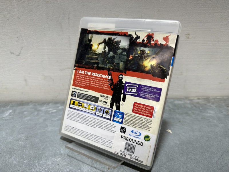 PS3 GAME RESISTANCE 3 #A19157317-5 Carousel 2