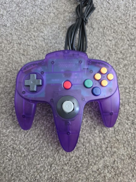 N64 Clear Purple Controller Nintendo 64 Controller Carousel 1