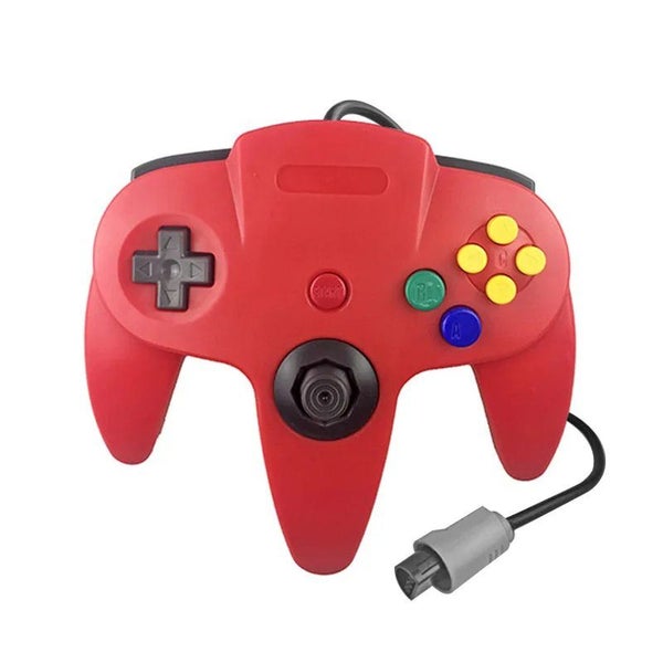 Nintendo 64 / N64 Wired Gaming Controller w/ Joystick - Red Carousel 1