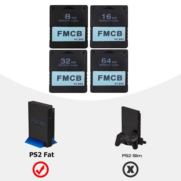 Bitfunx Free McBoot FMCB v1.953 - PS2 Fat Memory Card 64MB - plug and play Carousel 2