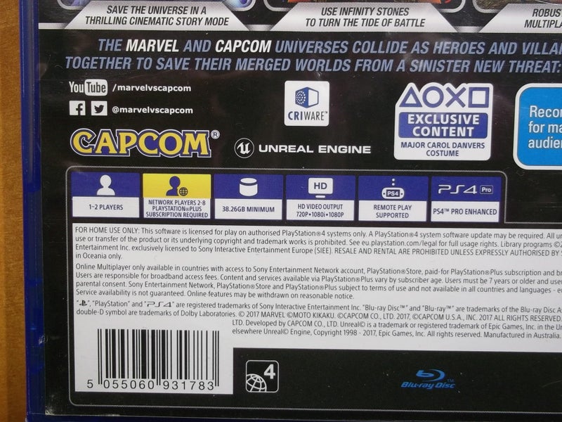 Marvel vs. Capcom: Infinite - PS4 Game - Excellent Condition Carousel 4