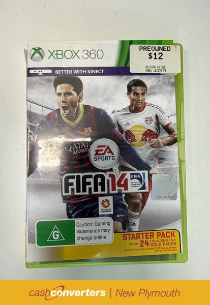 FIFA 14 XBOX 360 GAME STARTER PACK 24 FUT GOLD PACKS #B21127709-15 Carousel 1