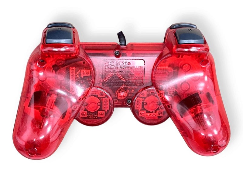 SONY PS2 Controller Dualshock (GENUINE TRANSLUCENT RED) Carousel 2