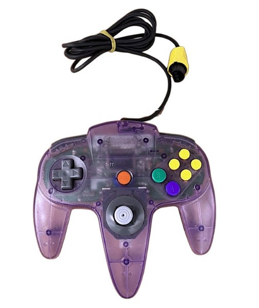 Genuine Nintendo 64 Controller TRANSLUCENT PURPLE N64 Carousel 1