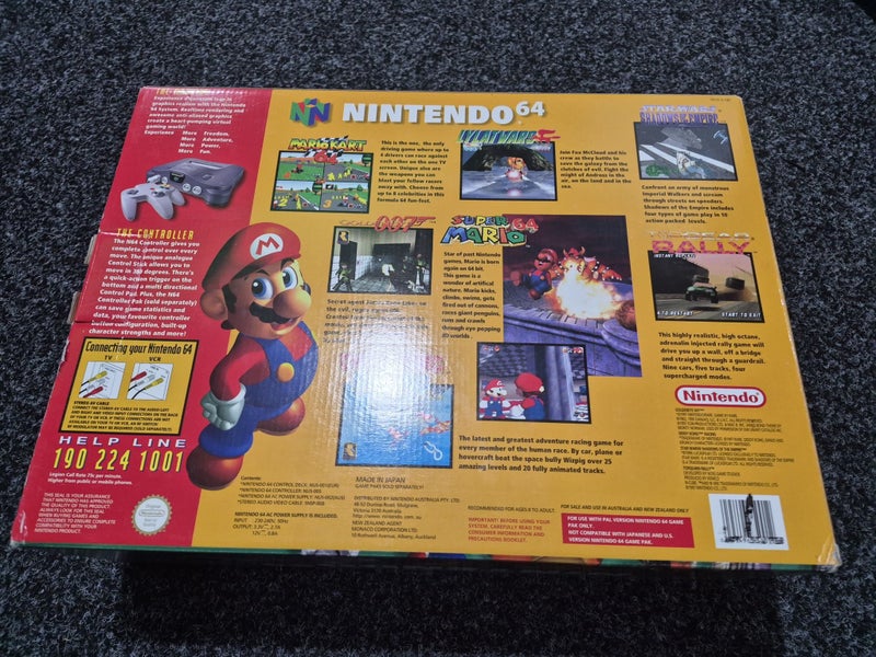 Nintendo 64 Console + Controllers + Cables (Boxed) Carousel 2