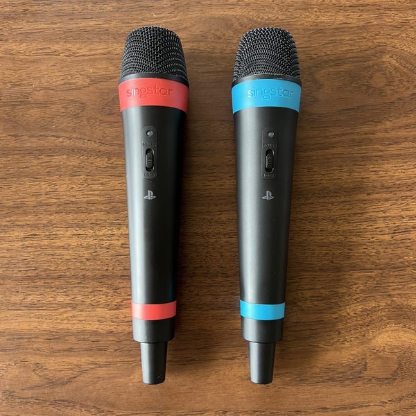 Wireless SingStar Microphones Set Boxed - Great Condition Carousel 2