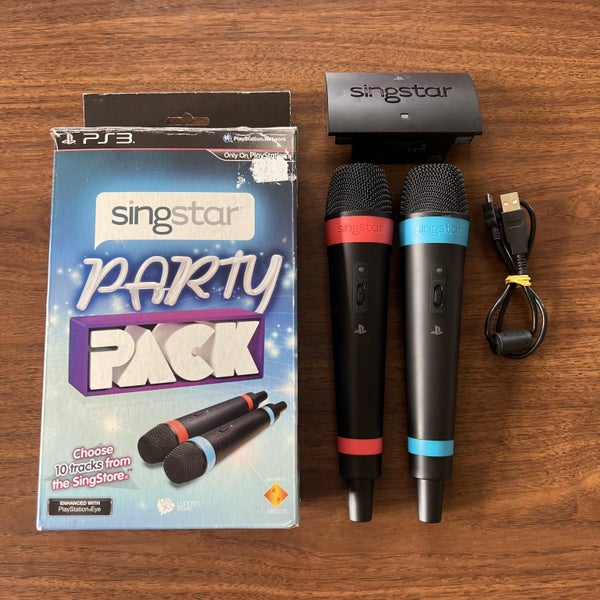 Wireless SingStar Microphones Set Boxed - Great Condition Carousel 1