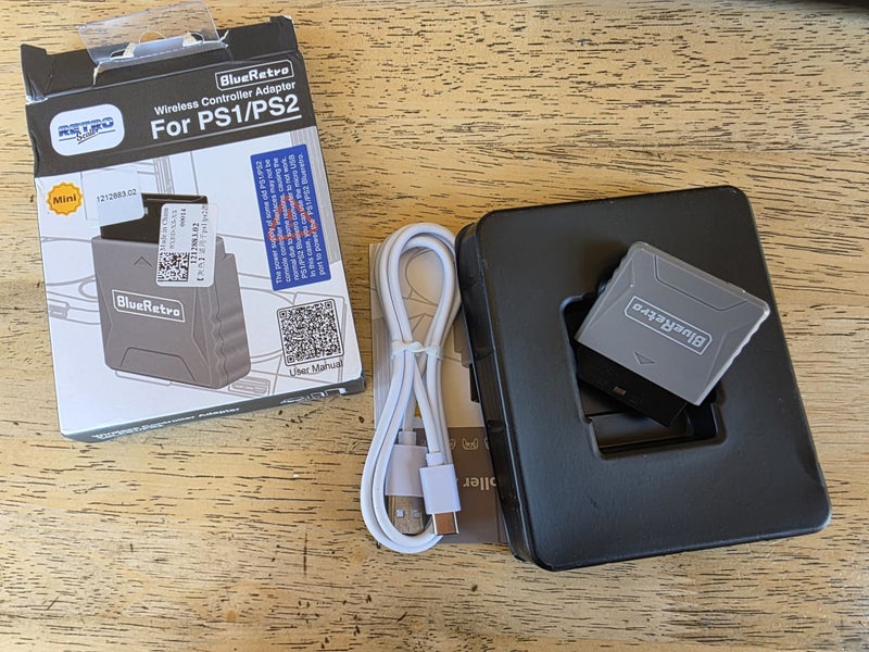 PS1 / PS2 Bluetooth Adaptor - BLueRetro Brand. Brand New! Carousel 1