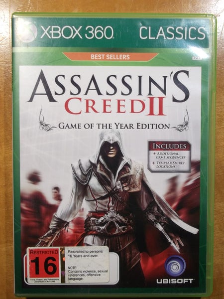 Assassin's Creed II GOTY Edition - XBOX 360 Game - VG Condition Carousel 1