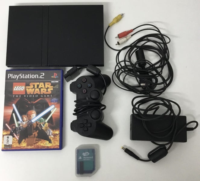 Play Station 2 (PS2) Console + 1 Game and Memory Card Carousel 1