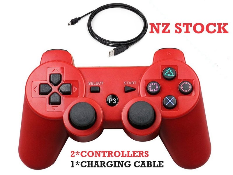 PS3 Wireless Controllers ______________ Red Carousel 1