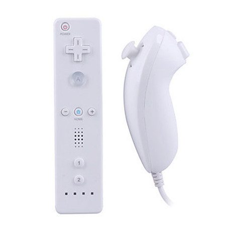 Wii Remote Controller Replaceable Remote Game Controller with Nunchuck Joystick Carousel 2