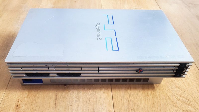 Mod jailbreak PS2 fat silver with HDD 500GB Carousel 1