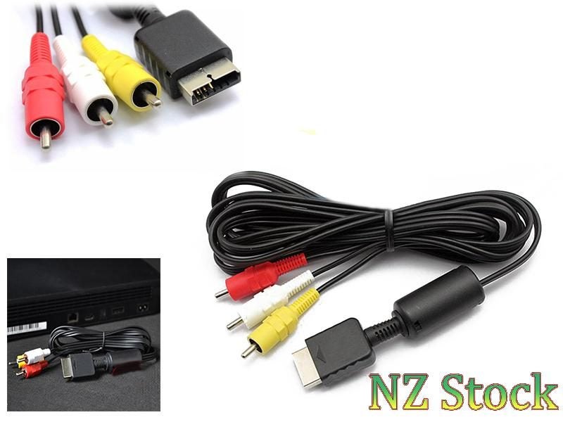 PS2 PS3 AV Audio Video Cable (Auckland Stock) Carousel 5