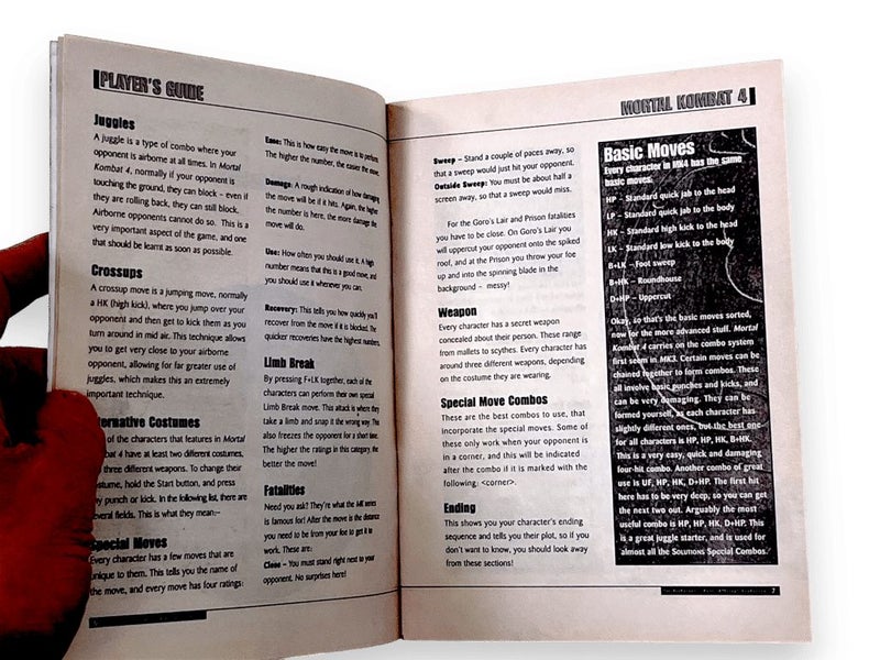 Mortal Kombat 4 Game Guide Book Carousel 4
