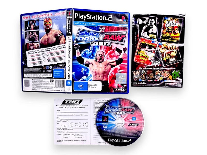 WWE SmackDown vs Raw 2007 - PS2 COMPLETE Carousel 1