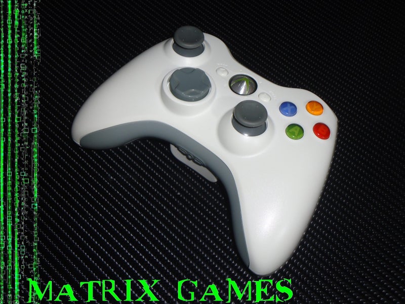 Official Microsoft Xbox 360 Wireless Controller - (White on Grey)... Carousel 2
