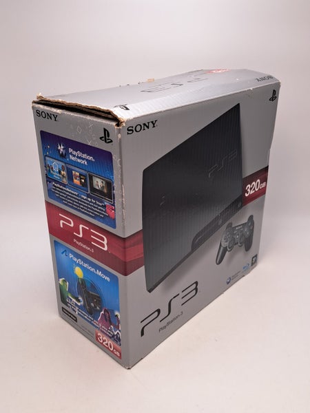 * 320GB Slim PS3 Console w/ Controller & Cables BOXED * Carousel 1