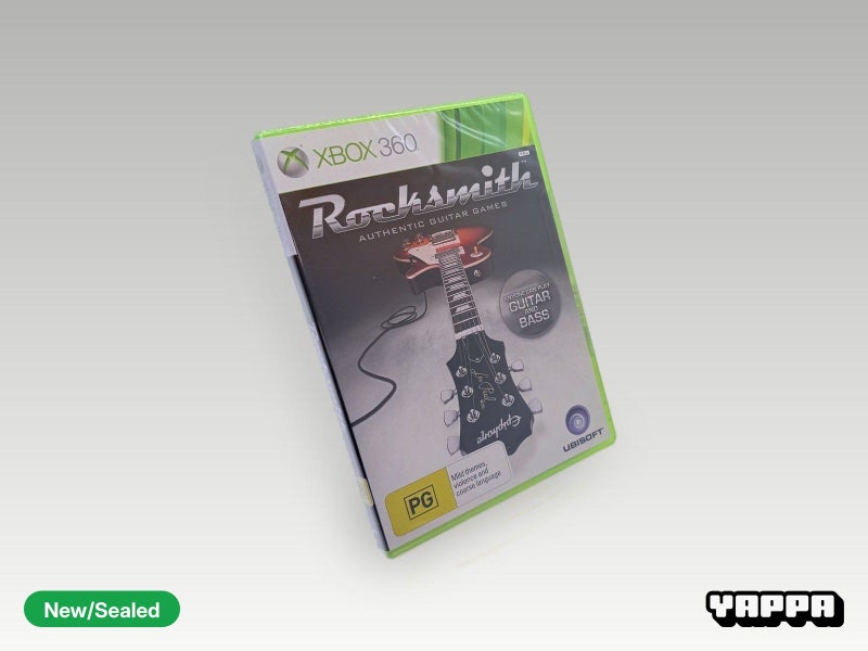 Xbox 360 • Rocksmith • CIB • New / Sealed Carousel 1