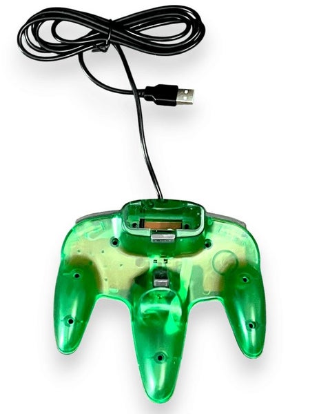 USB N64-Style Controller (PC / Retro Emulation) GREEN - NEW Carousel 2