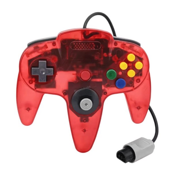 Nintendo 64 Controller N64 Controller Translucent RED (NEW) Carousel 1
