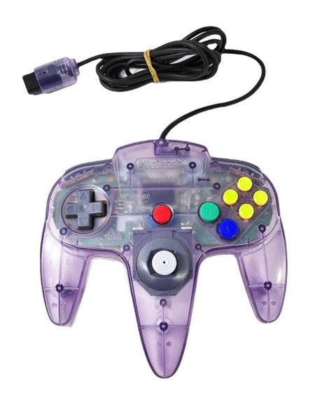 Genuine Nintendo 64 Controller Translucent Purple N64 Carousel 1