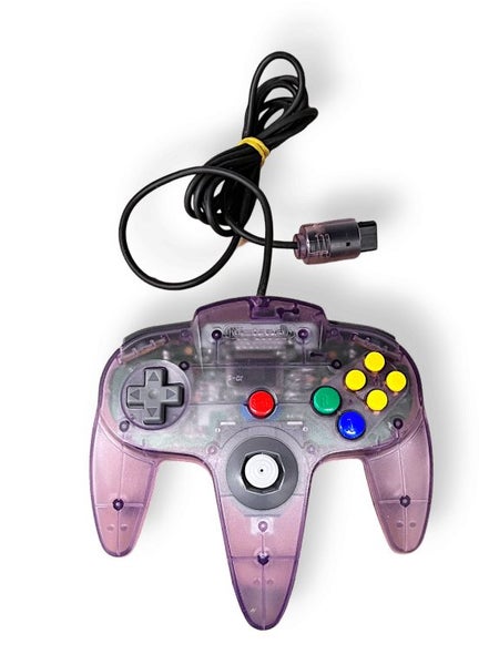 Genuine Nintendo 64 Controller Translucent Purple N64 Carousel 2