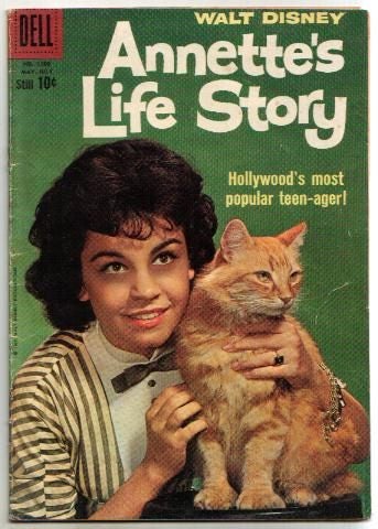 Disney's Annette's (Funicello) Life Story #1100 in the Four Color Series, 1960. Carousel 1