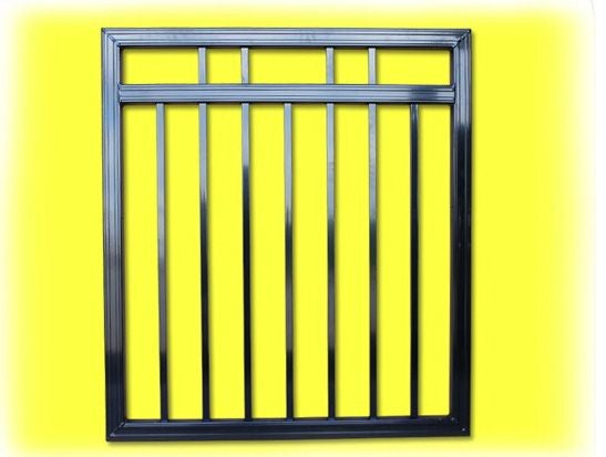Aluminium Pedestrian Gate 0.9M W, 1.1M H (P9) Carousel 1