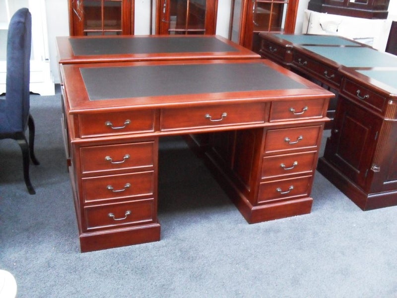 MAHOGANY WRITING DESK Carousel 1