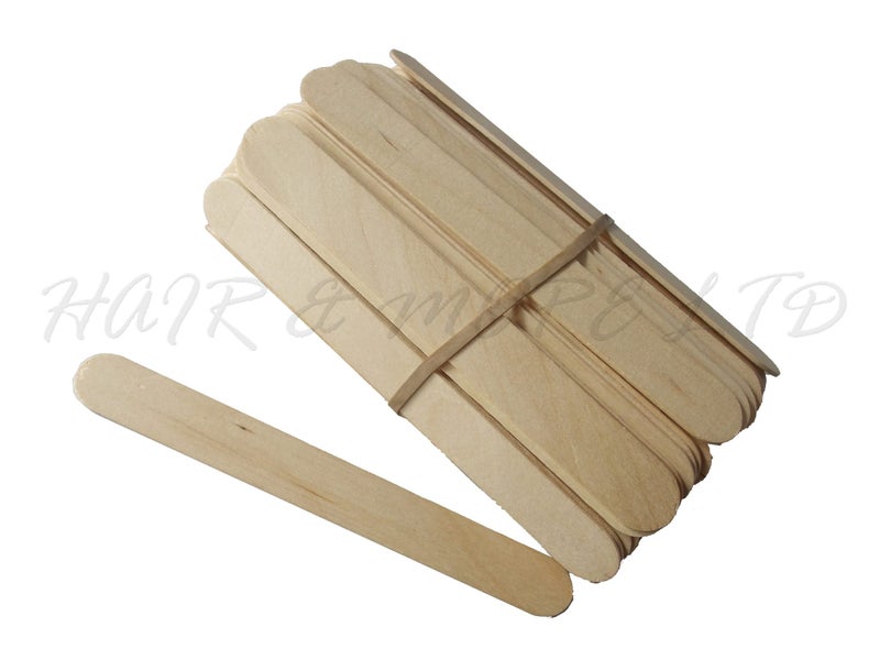 Wooden Waxing Spatulas - 100 pack, Large Carousel 1