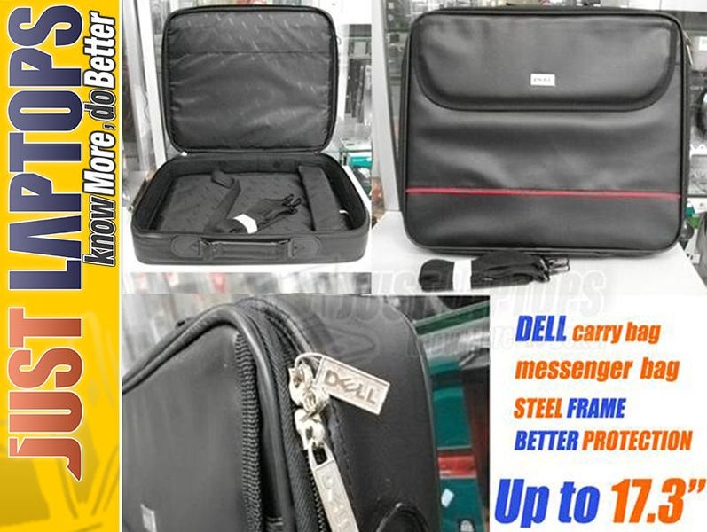 Large Carry Briefcase for Laptops up to 17.3" w/ DELL Logo Carousel 1