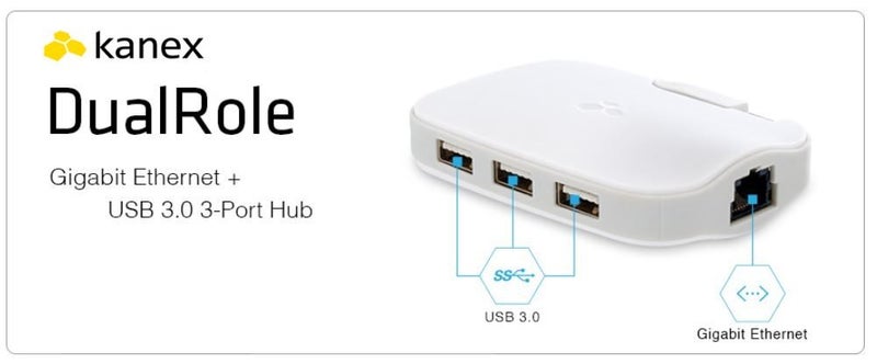 Kanex DualRole USB RJ45 Hub for Macbook Air Pro Carousel 1