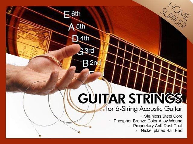 2 Sets Acoustic Guitar Strings Carousel 1