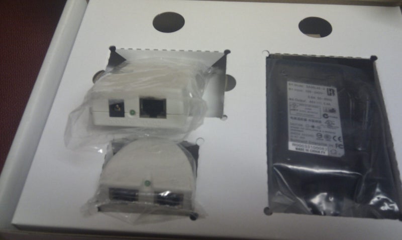 POE adapter kit RJ45 power Injector+Receiver 48V Carousel 1