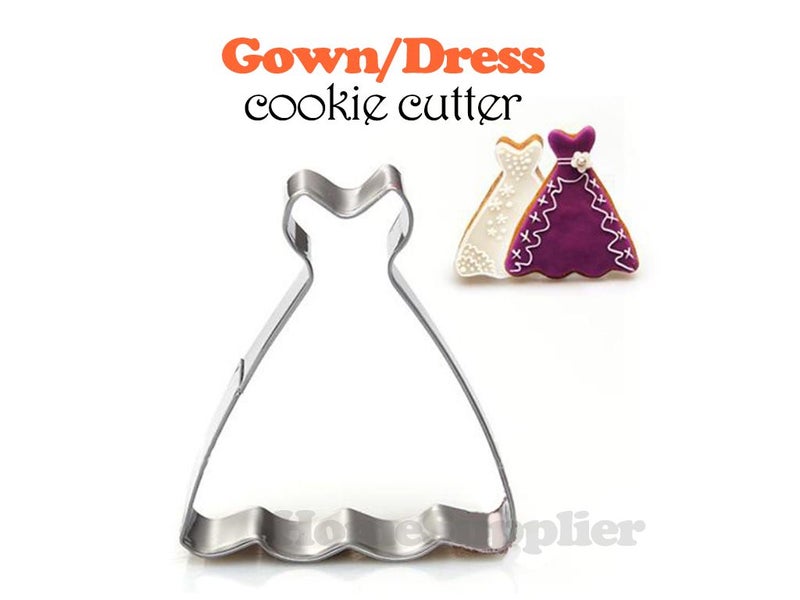 Princess / Wedding Fondant Cookie Dress Cutter Carousel 1
