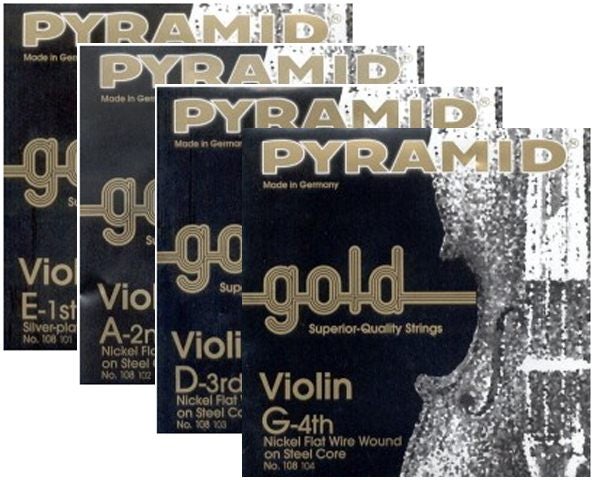 Pyramid Gold Violin Strings Made in German(single) Carousel 1