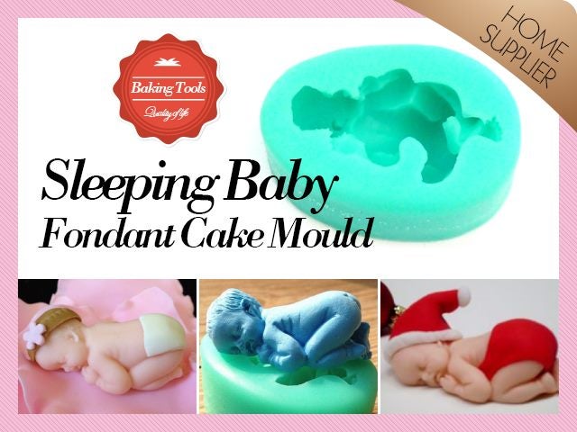3D Fondant Cake Mould – Sleeping Baby Carousel 1