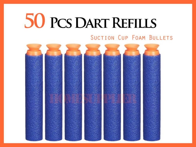 50 pcs Refill Clip Darts for Nerf gun-Suction Cup Carousel 1