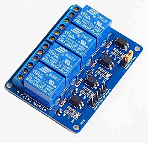 Relay 4 Channel + Free interfacing cable Carousel 1