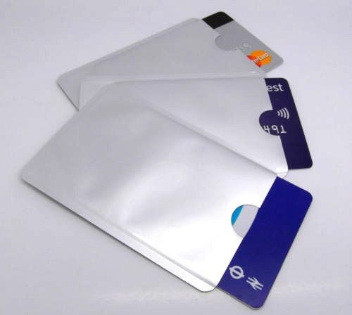 2 X RFID Blocking Credit Card Protection Sleeves Carousel 1